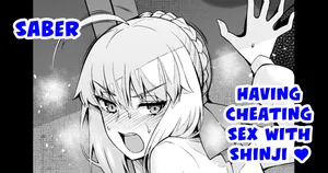 [Ankoman] Saber, Shinji to Uwaki Sex 3 (Fate/stay night) [English] {Hennojin}