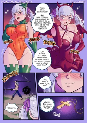 [PinkGoose] Noelle x Asta x Nero comic (Black Clover)