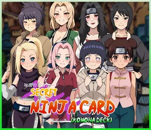 Litchaudhumide: Secret Ninja Cards (Konoha DECK) (ai generated)