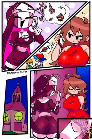 [QuaverNSFW] Servente and Girlfriend comic 1 2 and 3