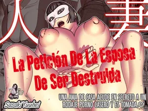 [Imprison (Sasaki Yuuhei)] Hitozuma Hametsu Ganbou Danna ni Naisho de Doujin AV ni Shutsuen Shite Ukkari Netorare Chau Okusama | La Petición De La Esposa De Ser Destruida [Spanish] [BigDaddy Scan]